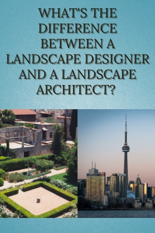 What's the difference between a landscape designer and a landscape architect Mohit Bansal Chandigarh-min