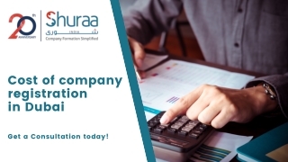 How much does it cost for company registration in Dubai?