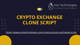 Cryptocurrency exchange clone script