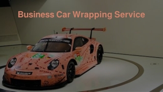 Business Car Wrapping Service