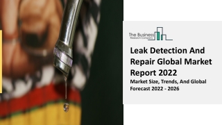 Leak Detection And Repair Market Growth, Business Analysis, Scope, Company 2031