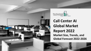 Call Center AI Market 2022 - CAGR Status, Major Players, Forecasts 2031