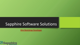 Hire Bootstrap Developer | Bootstrap Development Services