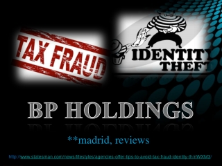 AGENCIES OFFER TIPS TO AVOID TAX FRAUD, IDENTITY THEFT