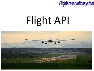 Flight API