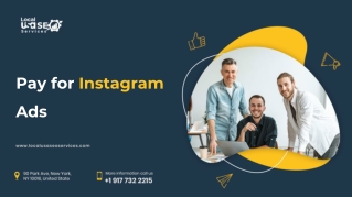 Pay for Instagram Ads