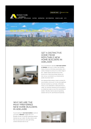 New Home Builders Adelaide