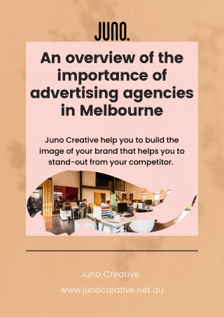 Advertising Agencies in Melbourne | Juno Creative