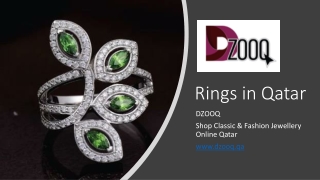 Rings in Qatar​