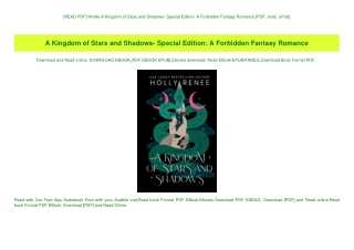 [READ PDF] Kindle A Kingdom of Stars and Shadows- Special Edition A Forbidden Fantasy Romance [PDF