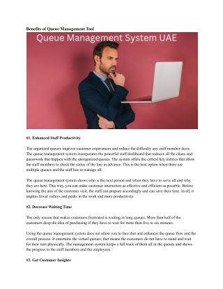 Queue Management System UAE