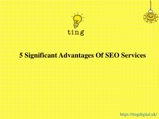 5 Significant Advantages Of SEO Services