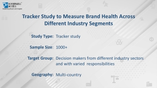Tracker Study To Measure Brand Health Across Different Industry Segments