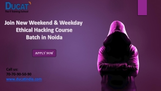 Best Institute for Ethical Hacking Course in Noida