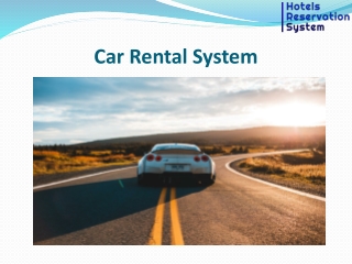 Car Rental System