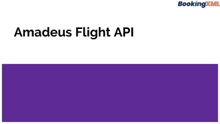 Amadeus Flight API