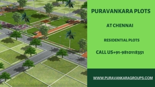 Puravankara Plots - Puravankara project In Chennai