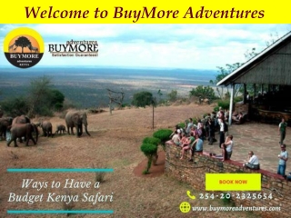 Ways to Have a Budget Kenya Safari
