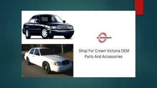 Shop For Crown Victoria OEM Parts And Accessories