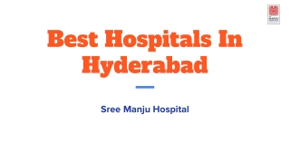 Best Hospitals In Hyderabad