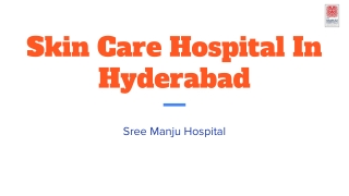 Skin Care Hospital In Hyderabad