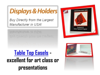 Table Top Easels