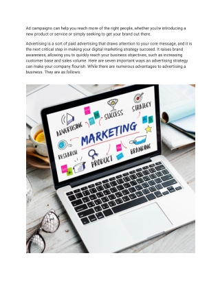 Important OF Advertising For Businesses