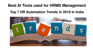Best AI Tools used for HRMS Management