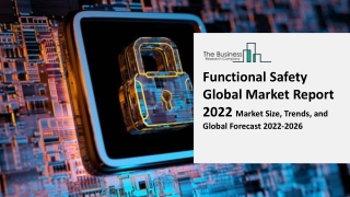 Functional Safety Global Market Industry Analysis, Size, Share, Growth, Trends, By Product, End User and Regional Foreca