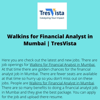 Walkins for Financial Analyst in Mumbai  TresVista (1)