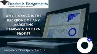 why finance is the backbone of a marketing campaign to earn profit?