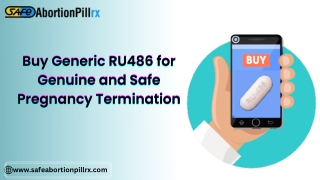Buy Generic RU486 for Genuine and Safe Pregnancy Termination