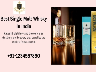 Best Single Melt Whiskey In India