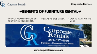 Benefits of Furniture Rental