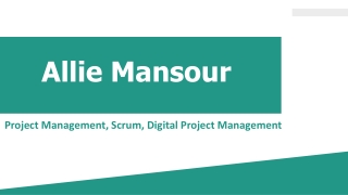 Allie Mansour - A Transformational Leader From Canada