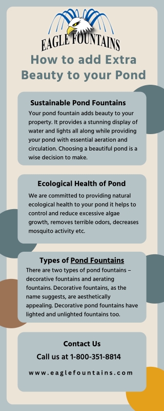 How to add Extra Beauty to your Pond