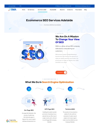 Ecommerce SEO Services Company Adelaide