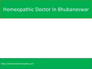 Best Homeopathic Doctor In Odisha