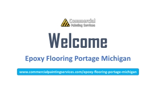 Epoxy Flooring Portage Michigan