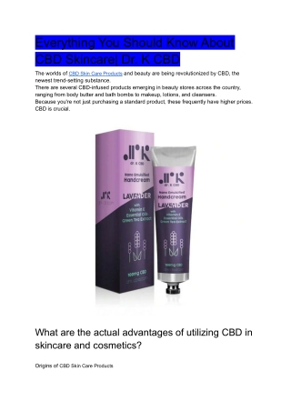 Everything You Should Know About CBD Skincare_ Dr. K CBD (2)
