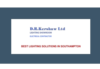 Best Lighting Solutions In Southampton