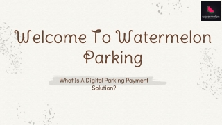What Is A Digital Parking Payment Solution