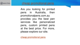 cheap promotional pens  promotionalpens.com.au