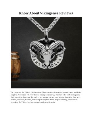 Know About Vikingenes Reviews