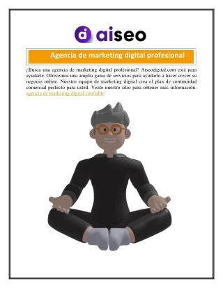 Agencia de marketing digital profesional  aiseodigital