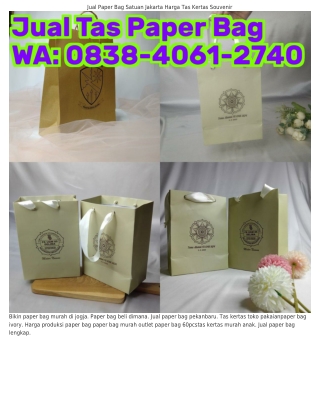 Ö8౩8_4ÖᏮ1_ᒿ74Ö (WA) Tas Kertas Jogja Anti Air Agen Tas Kertas Coklat