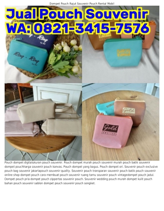 O82l~ᣮԿl5~ᜪ5ᜪ6 (WA) Dompet Pouch Zipper Pouch Souvenir Pernikahan