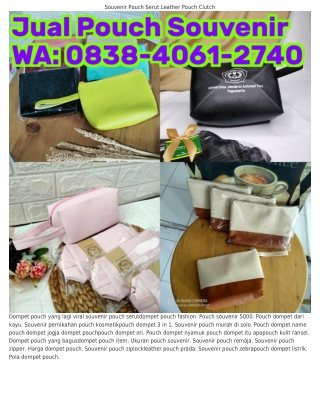 08ᣮ8~40Ꮾ1~2740 (WA) Souvenir Pouch Yogyakarta Dompet Pouch Zip