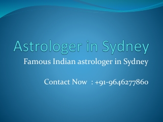 Astrologer in Sydney