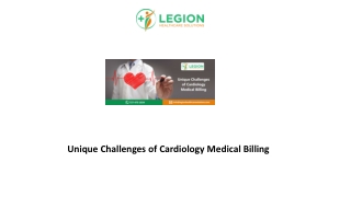 Unique Challenges of Cardiology Medical Billing